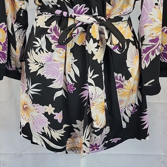 Linea Donatella floral print midi robe Women's Size S - Picture 3 of 10